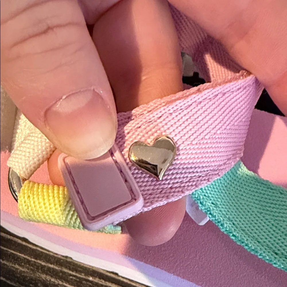 Stoney Clover Lane x Target Pink and Yellow Sandals - Picture 6 of 6